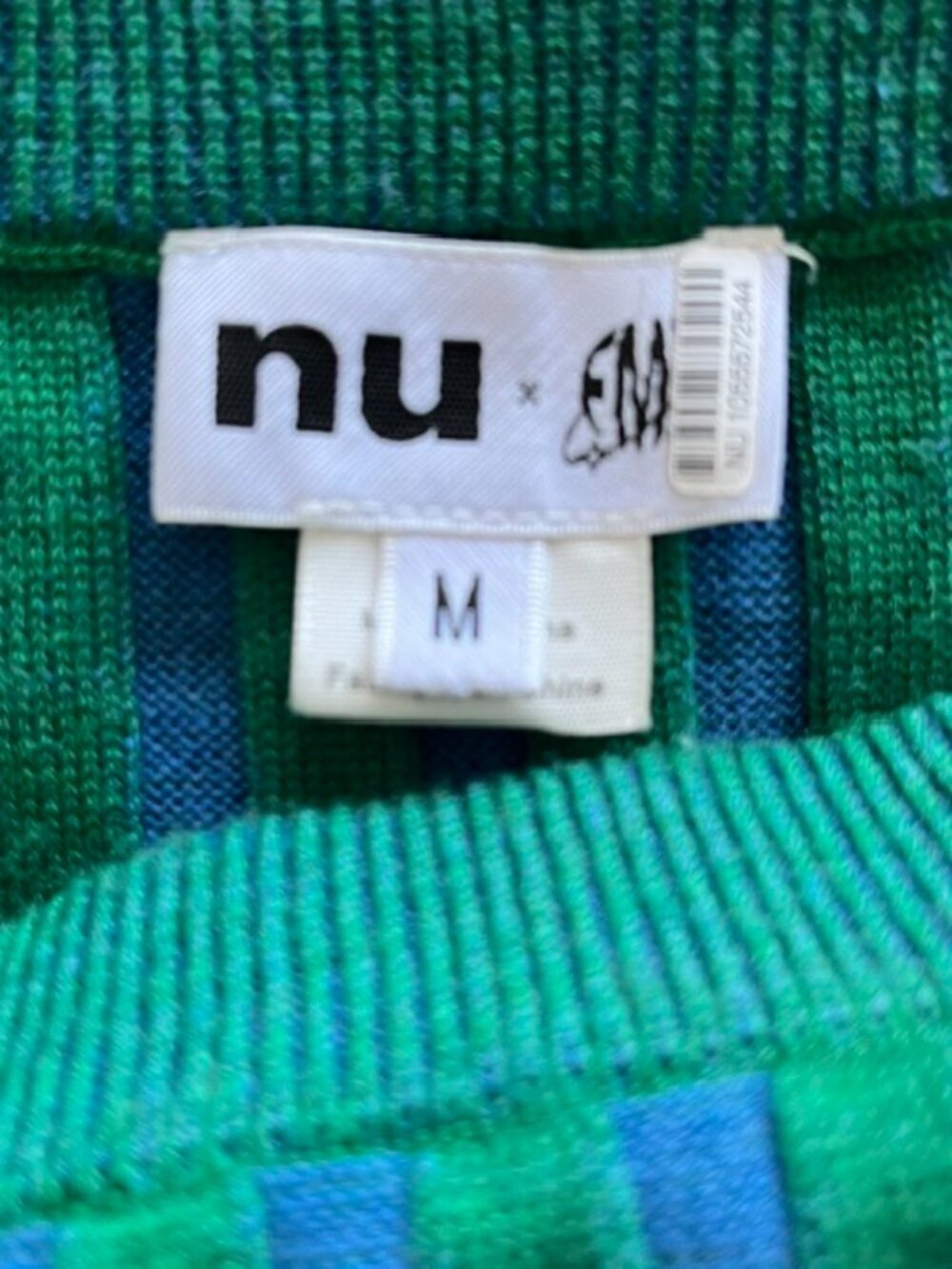 Nuuly x Find Me Now Colorblock Knit Midi Skirt | Size Medium - Picture 9 of 10